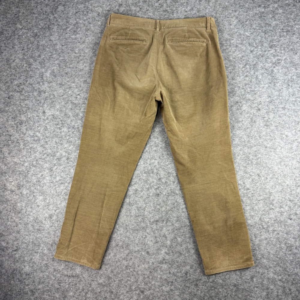 Vince Womens Corduroy Straight Leg Pants Tan Brown Size 8 Stretch - Picture 3 of 9